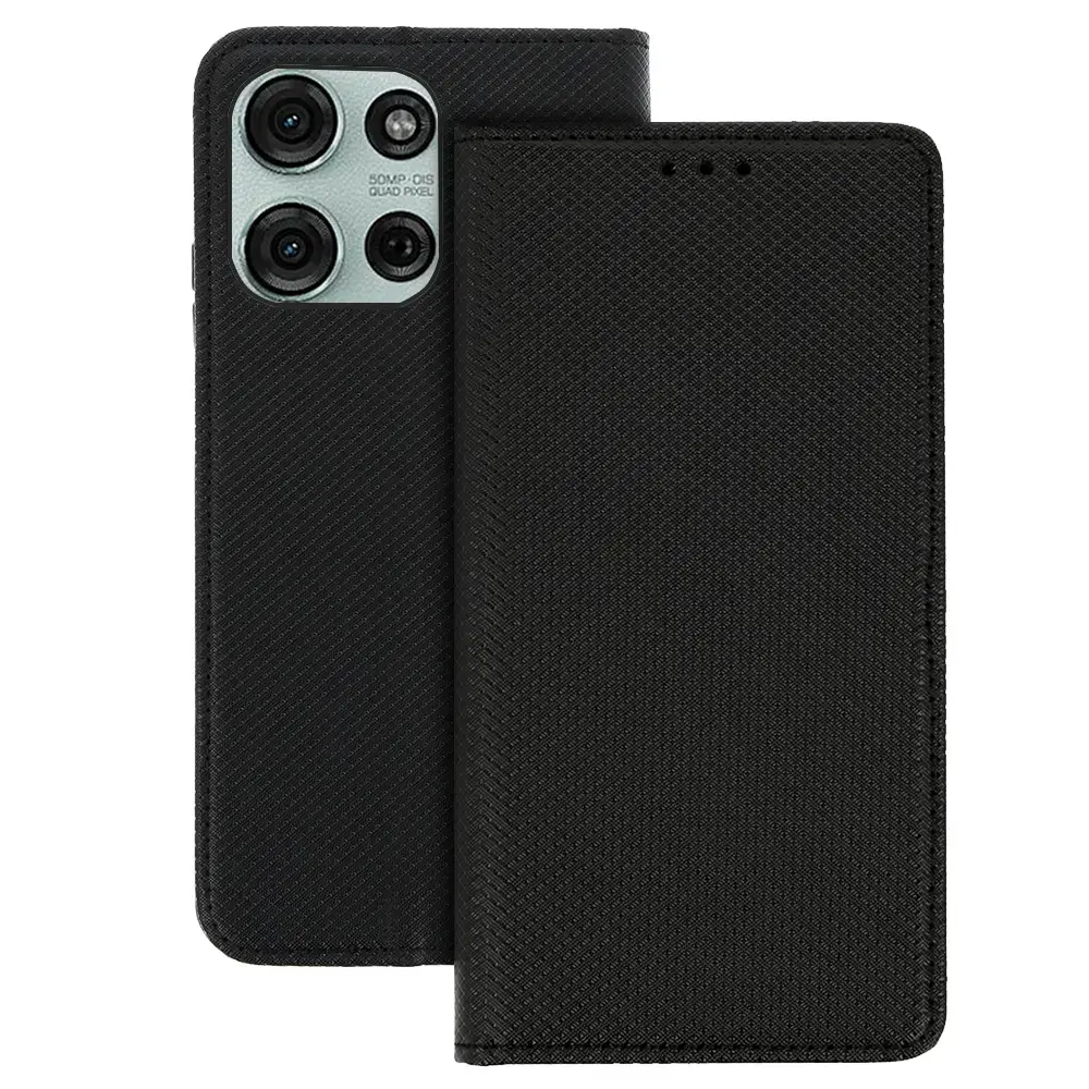 Smart Book MAGNET Case for MOTOROLA MOTO G75 5G BLACK