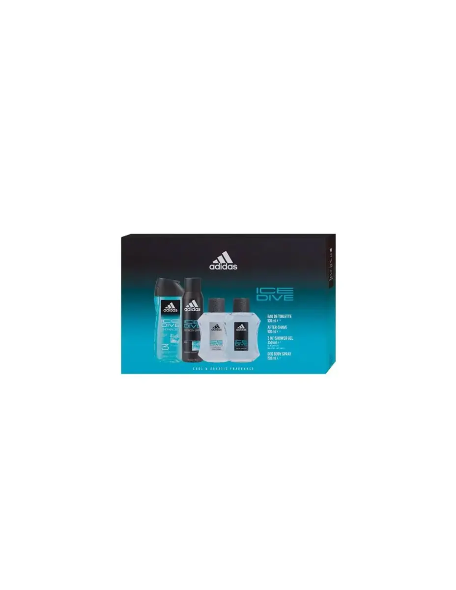 Adidas Est Ice Dive EDT 100g L 250ml After Shave BS 150ml