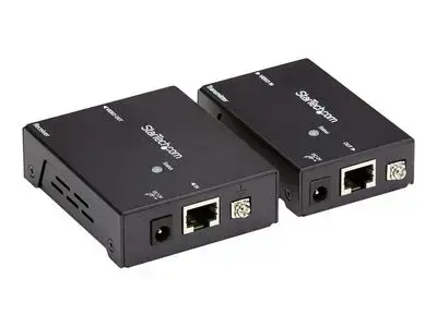 StarTech.com HDMI over CAT5|CAT6 Ethernet Extender with HDBaseT - 4K@115ft, 1080p@230ft - HDMI Video Transmitter and Receiver Kit w| POC (ST121HDBTE) - video|audio extender