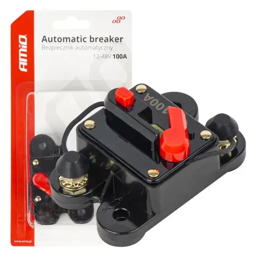 Automatic car fuse, circuit breaker 12-48V 100A AMIO-03828