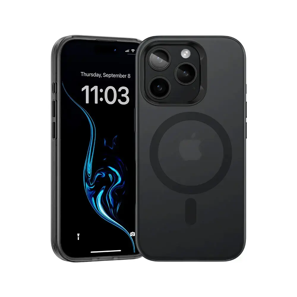 Benks Magnetic Lucid Armor maciņš telefonam iPhone 16 Pro melns
