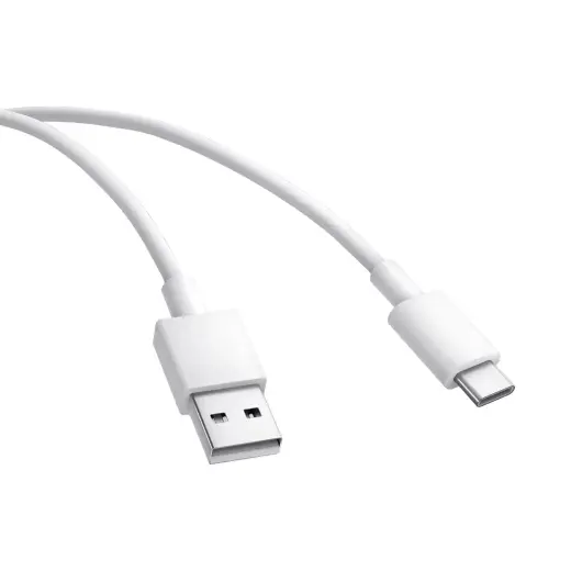 Xiaomi datu pārraides un uzlādes vads | USB-A uz USB-C | 15W | 1m | balts
