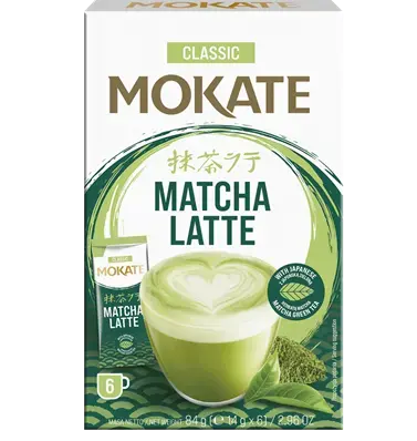 Mokate Instant drink Latte Matcha Classic 14g x 6pcs