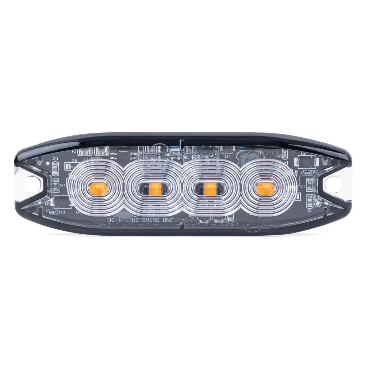 LED Warning lamp 4 LED R65 R10 12-24V AMIO-02298