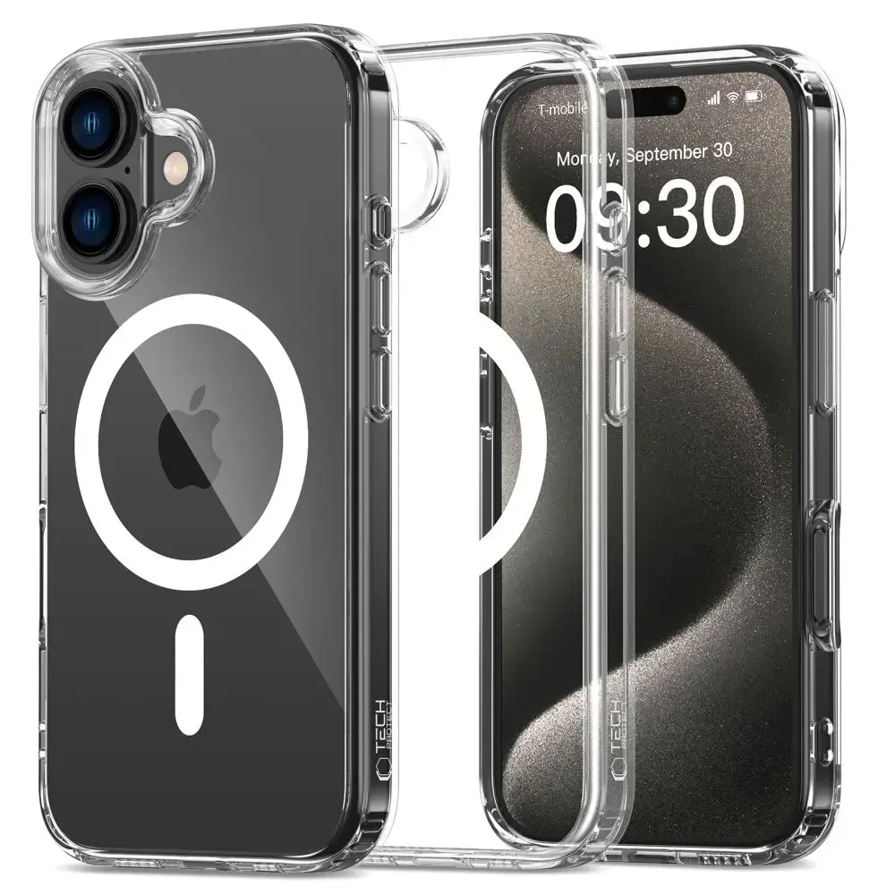 TECH-PROTECT FLEXAIR HYBRID MAGSAFE IPHONE 16 PLUS CAURSPĪDĪGS