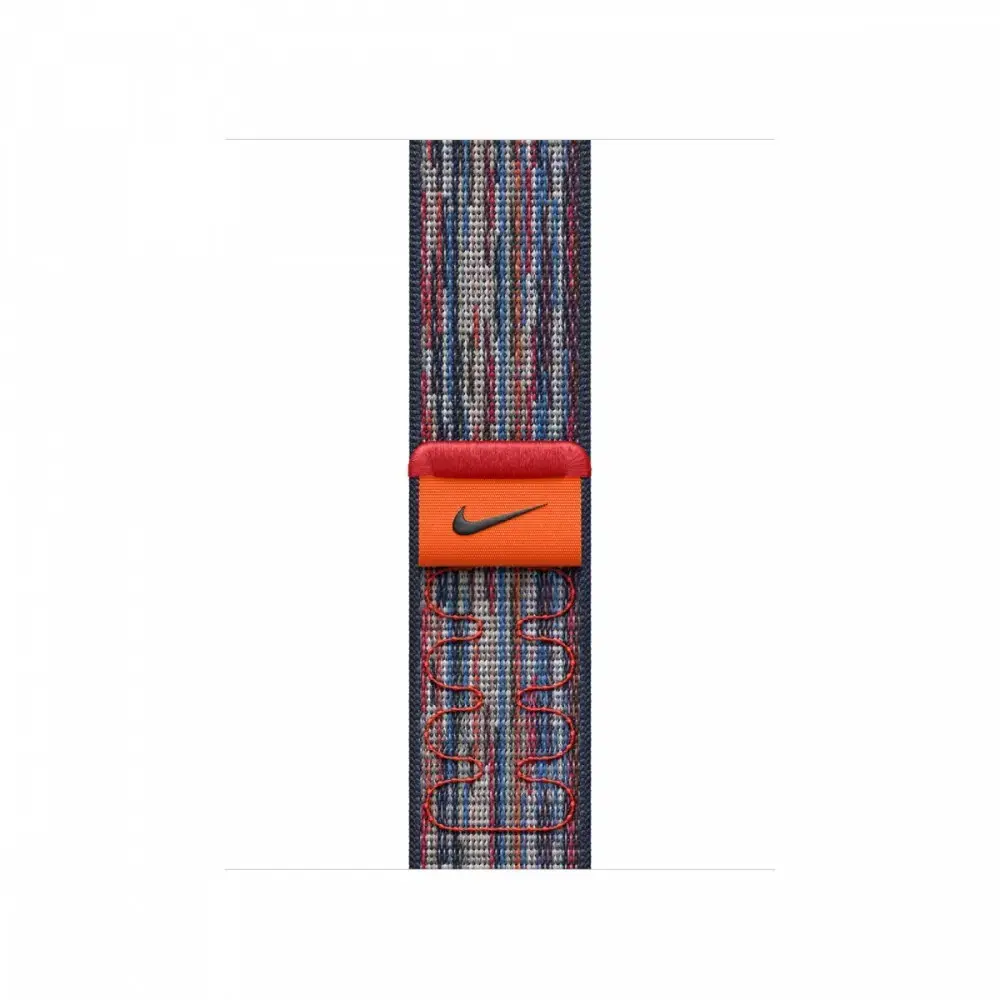 40 mm Blue|Red Nike Sport Loop