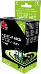 Tintes kārtridžs UPrint HP 338/343 Multipaka