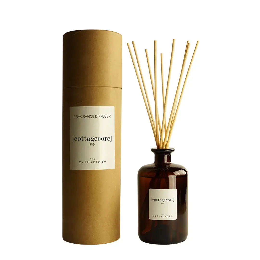 The Olphactory, Cottagecore Fig, Fragrance Sticks, Aroma Reed Diffuser, 500 ml