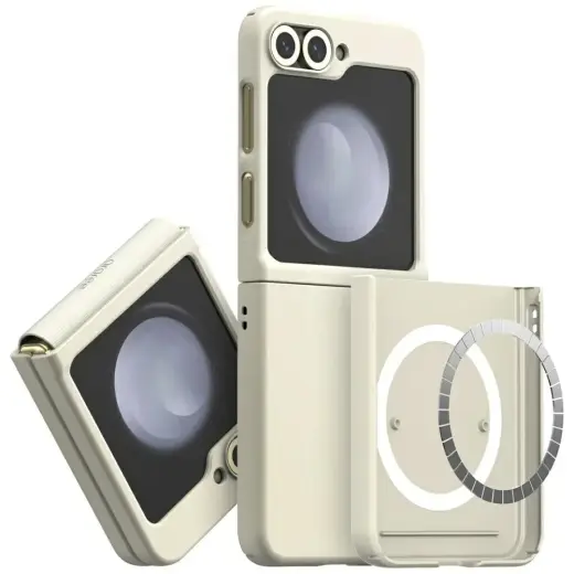 Case Araree Aero Flex M MagSafe for Samsung Galaxy Z Flip6 | Z Flip7 FE cream