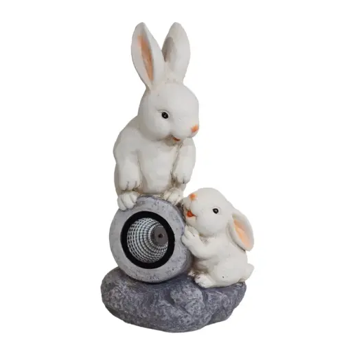 Garden decor with solar light Bunny