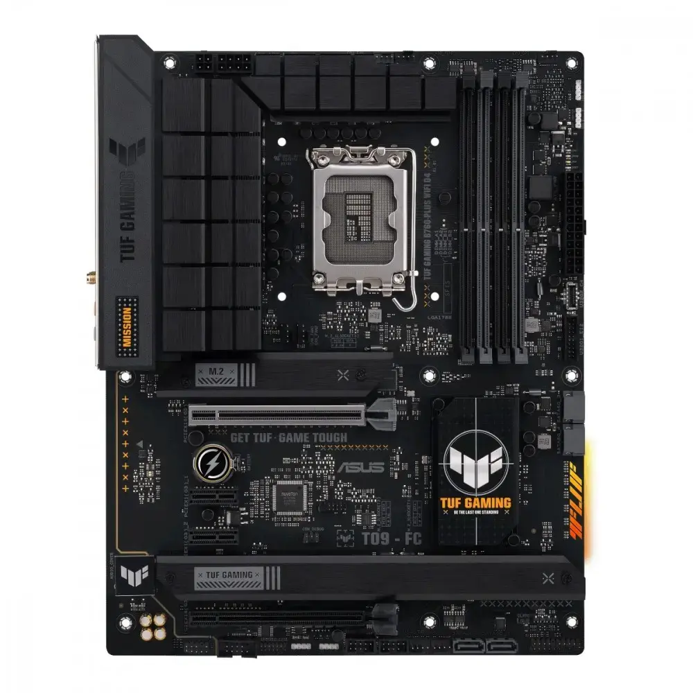 ASUS Mainboard TUF GAMING B760-PLUS WIFI D4 - ATX - Socket LGA1700 - Intel B760