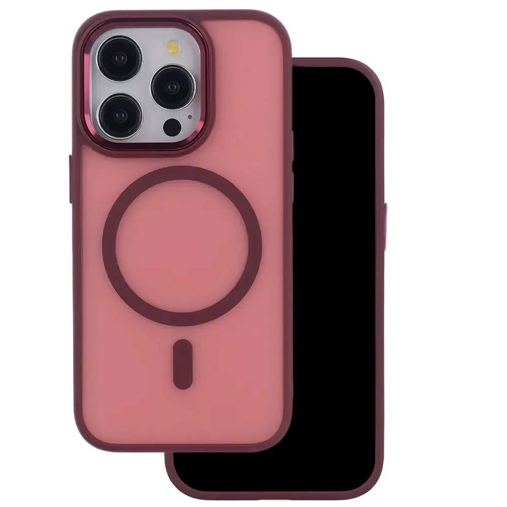 Frozen Mag case for Samsung Galaxy S25 red
