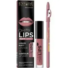 Eveline OH! My Velvet Lips Matt Lip Kit for matte effect 08 Lovely Rose 4.5 ml