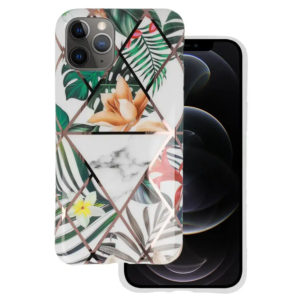 Vennus Cosmo Marble maciņš telefonam iPhone 12 Pro Max (dizains 5)