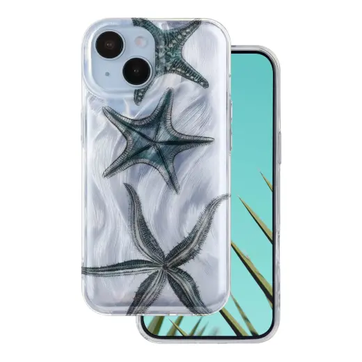 Ultra Trendy Summer maciņš telefonam iPhone 15 daudzkrāsains (starfish)