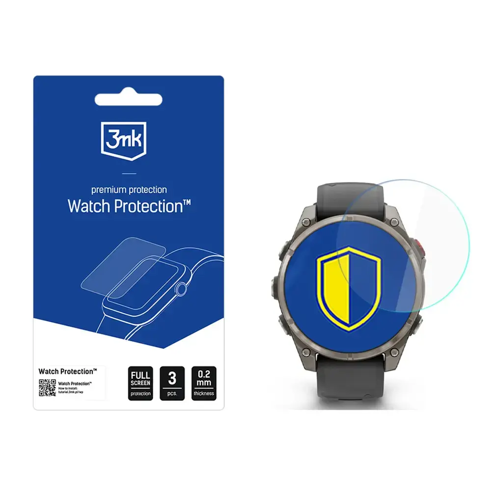 3mk Watch Protection ARC Smartwatch Screen Protector Film for Garmin Fenix ​​8 Pro 47mm
