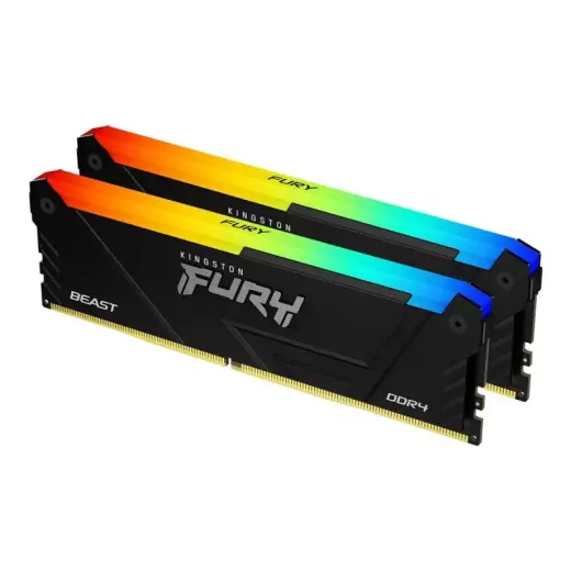 Kingston RAM FURY Beast RGB - 32 GB (2 x 16 GB Kit) - DDR4 3600 DIMM CL18
