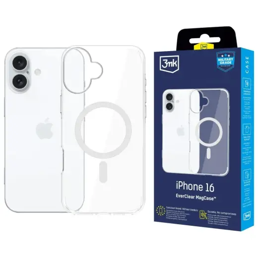 3MK EverClear MagCase for Apple iPhone 16