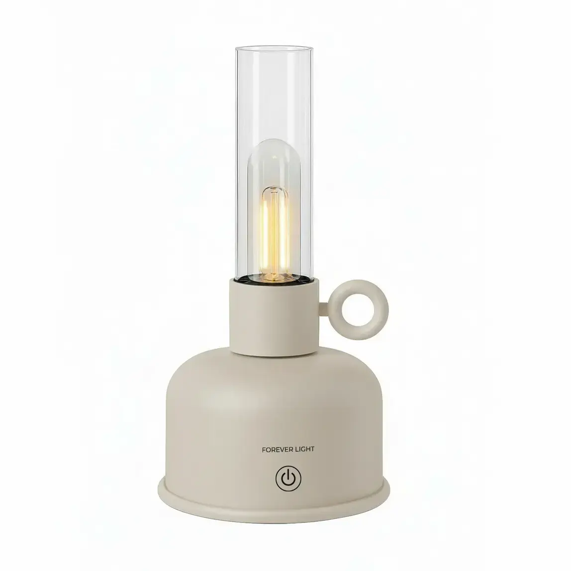 Forever Light Vintage Petroleum LED Lamp FLR-05 Light Beige