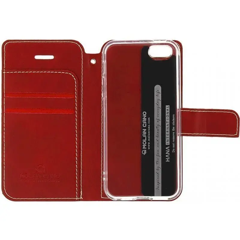 Molan Cano Issue Book Case for Xiaomi Redmi 9A|9AT Red
