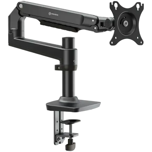 ONKRON Desk mount for Monitor 17"- 38", max 11 kg, tilt-swivel, with rotation