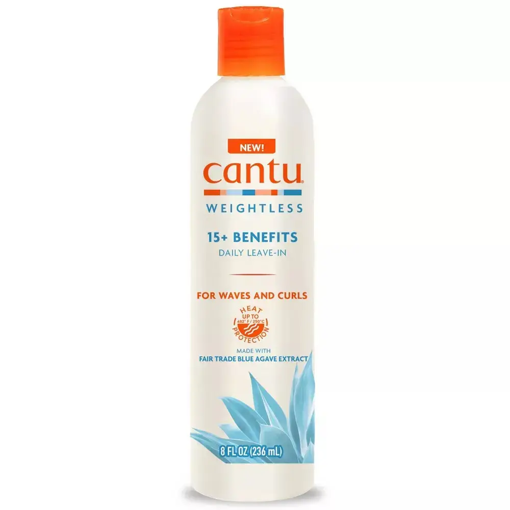 Cantu, Weightless, Agave, Hair Leave-In Conditioner, Smoothing, 236 ml