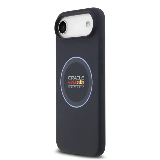 Red Bull Silicone Blue Ring MagSafe Case for iPhone Air Navy
