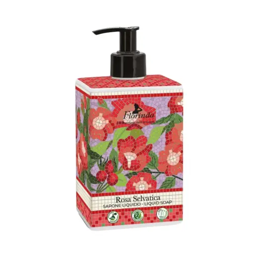 Florinda, Rosa Selvatica, Hydrating, Liquid Soap, 500 ml