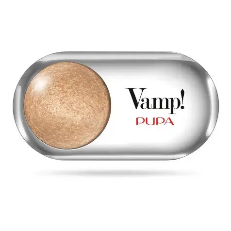 Pupa Vamp (Compact Eyeshadow) 1.5g - Shade:202 Precious Gold - Wet & Dry