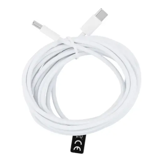 HD26 datu pārraides un uzlādes vads | USB-C uz USB-C | PD, QC 3.0 | 30W | 3m | balts