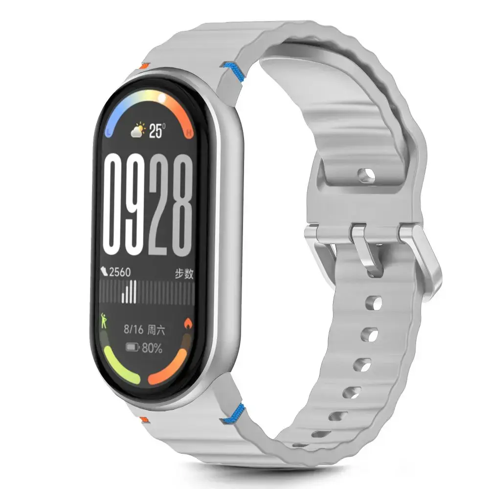 TECH-PROTECT SILICONE SPORT XIAOMI SMART BAND 8 / 9 / 10 / NFC CRAYON GREY