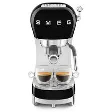 SMEG Espresso machine (ECF02BLEU) black Schwarz