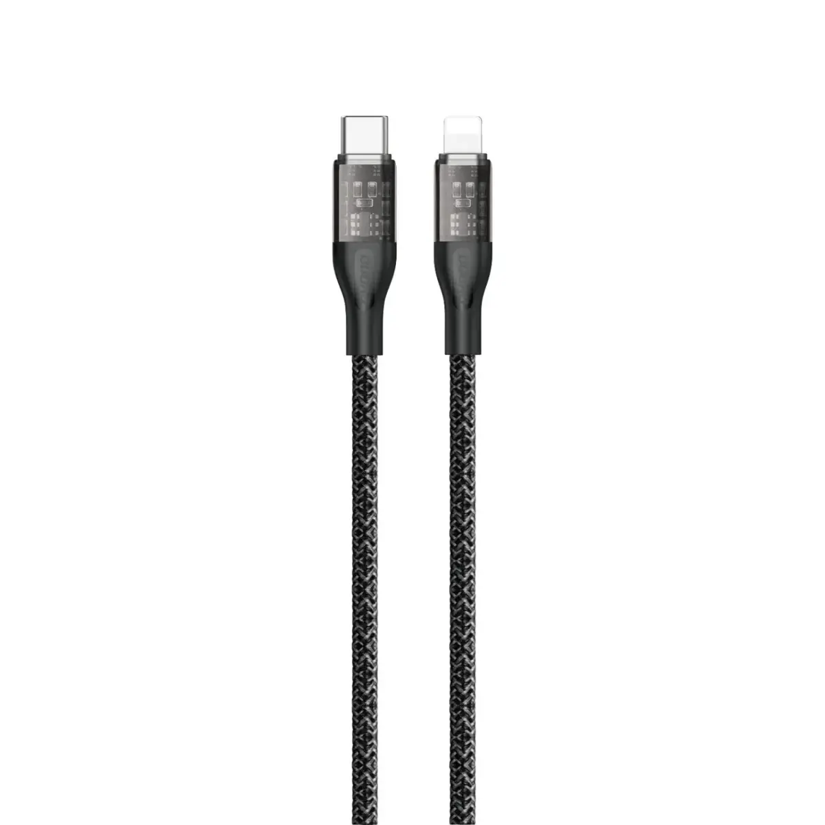 Fast charging cable 30W 1m USB-C - Lightning Dudao L22 - gray