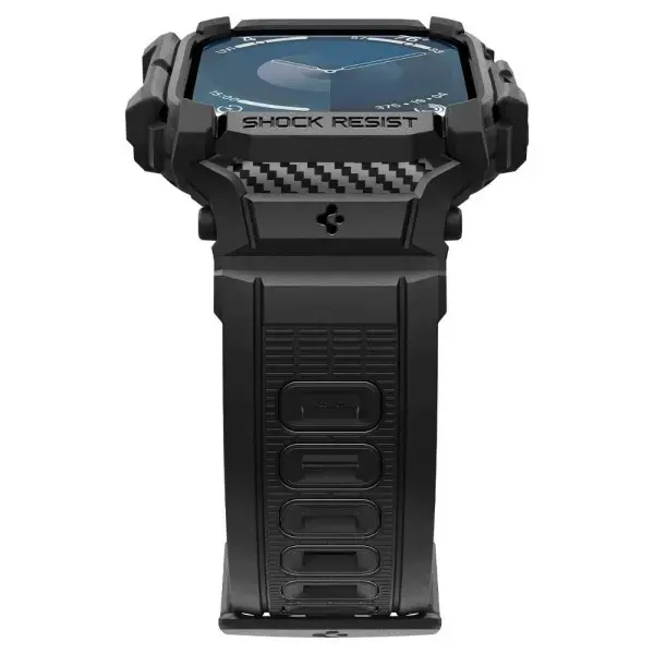 Spigen Rugged Armor Pro Apple Watch 10 42mm czarny|matte black ACS08591