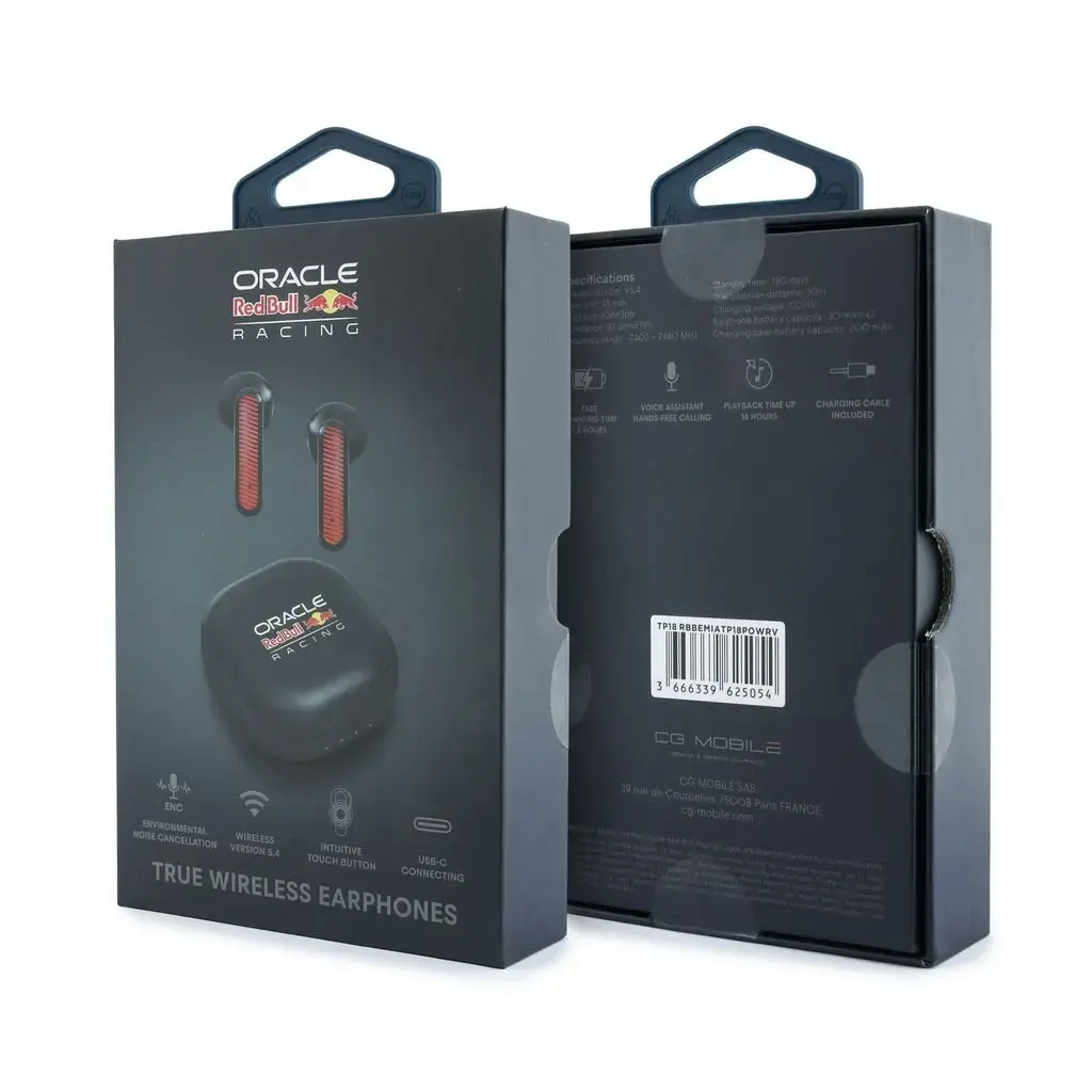 Red Bull Powerbar ENC TWS Wireless Earphones Navy