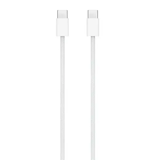 Apple MQKJ3ZM/A datu pārraides un uzlādes vads | USB-C uz USB-C | 60W | 1m | balts