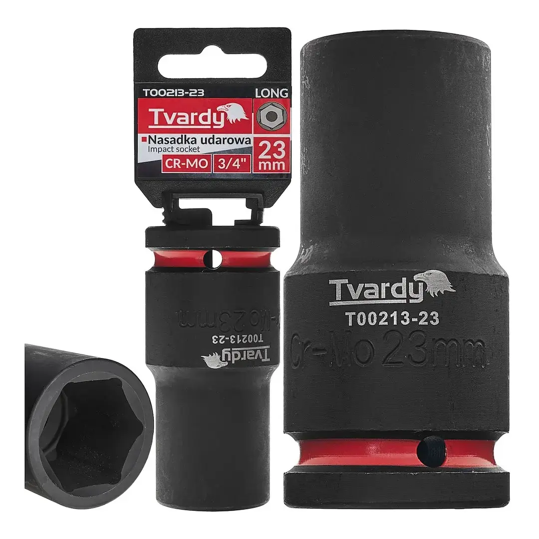 Deep impact socket 3/4" 6PT 23mm CR-MO