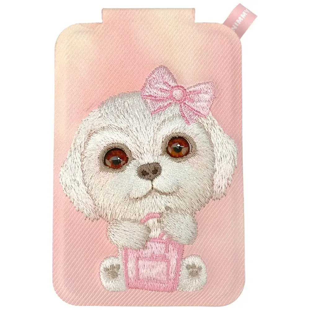 Magnetic phone wallet stand  Nimmy New Big-Eye Cute Pets 2.0 Dog pink