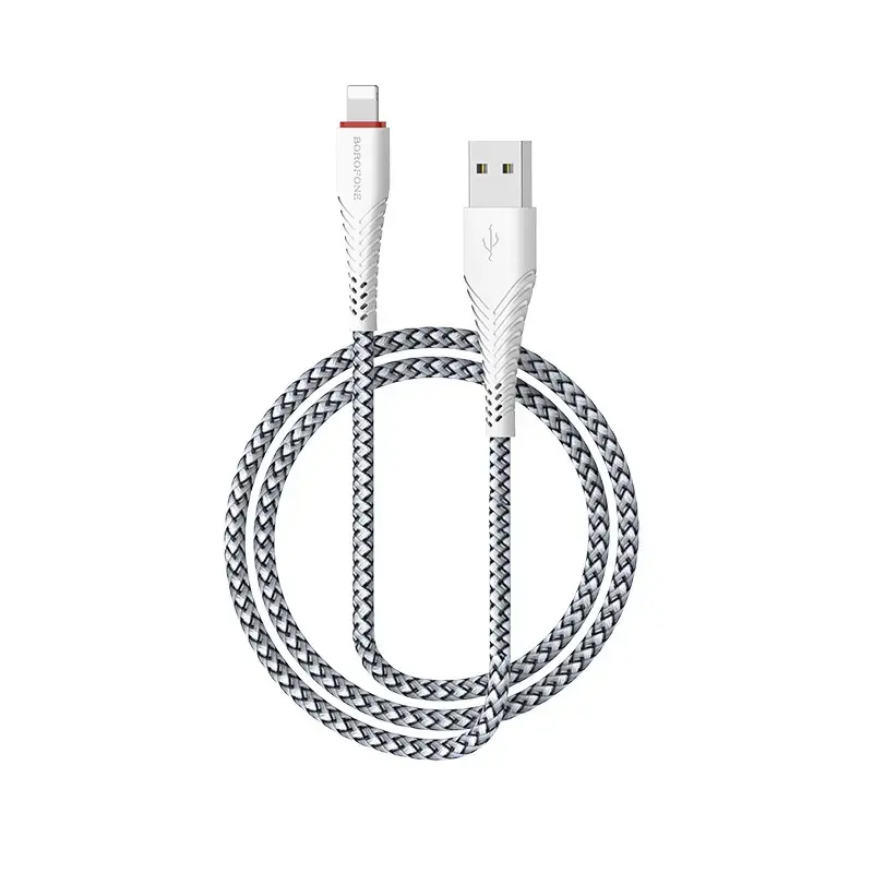 Borofone X25 Data and Charging Lightning (MD818) Cable 100 cm White