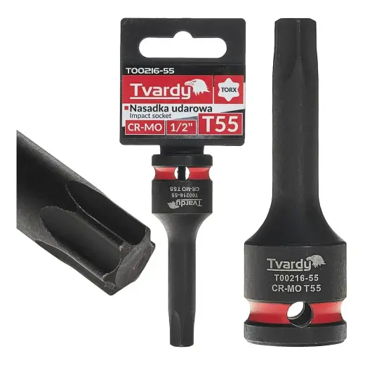 TORX smūginė galvutė 1/2" T55 CR-MO