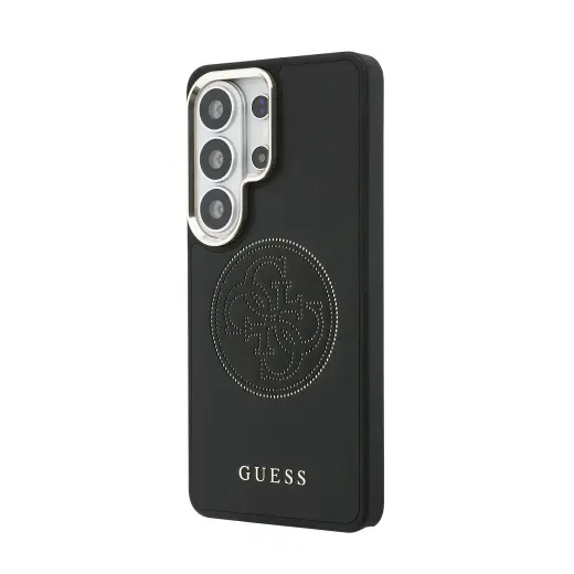 Guess PU Perforated 4G Logo maciņš telefonam Samsung Galaxy S26 Ultra (S948) melns
