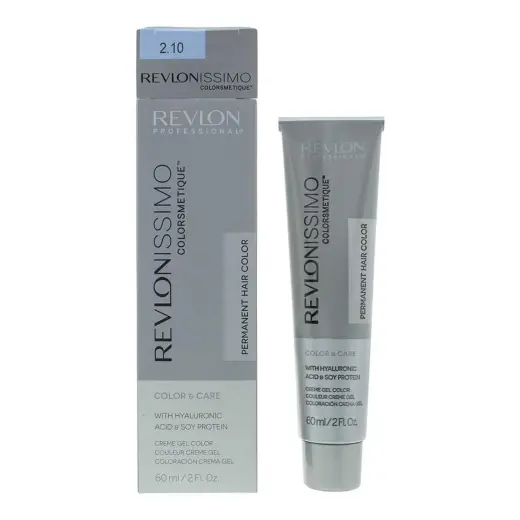 Revlon, Revlonissimo Colorsmetique, Permanent Hair Dye, 2.10 Blue Black, 60 ml