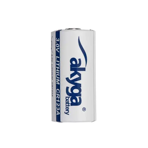 Lithum Battery Akyga AKY1235 CR123 Li-MnO2 3V | 1500mAh for High Temperature 85°C