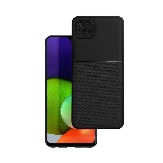 NOBLE telefono dėklas Samsung Galaxy A22 4G juodas