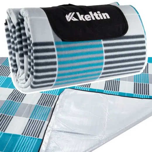 Keltin Isoleeritud Rannatekk 200x200 (Hall ja Sinine)