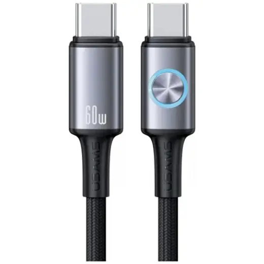 USAMS Huan Series SJ752 data transfer and charging cable | USB-C to USB-C | 60W | 1.2m