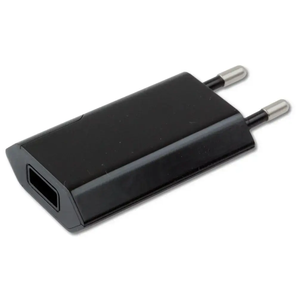 Slim USB charger 230V - 5V|1A black