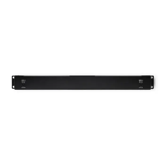 Qoltec Patch panel RACK | 12 ports | PoE | Black