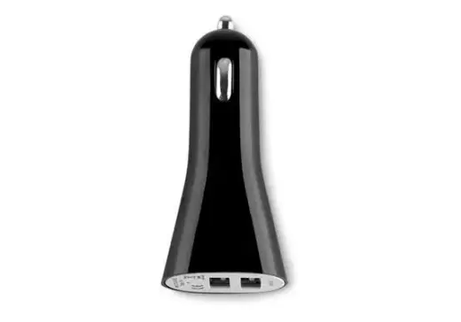 LG G7 ThinQ Premium Auto Lādētājs 2 x USB 2.4A Melns