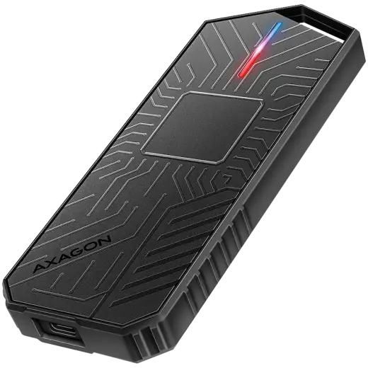 AXAGON EEM2-GAM USB-C 3.2 Gen 2 10Gbps - M.2 NVMe/SATA SSD GAME 30-80mm ALU box